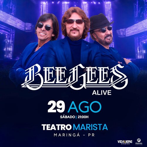 Image for the event: Bee Gees Alive 2026 | Maringá