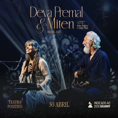 DEVA PREMAL & MITEN - AMÉRICA DO SUL 2026