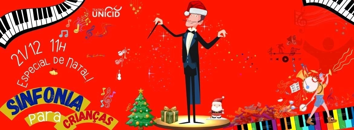 Sinfonia para Crianças – Especial de Natal encanta famílias no Teatro Unicid - Cover Image