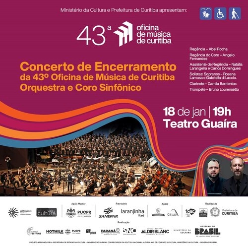 CONCERTO DE ENCERRAMENTO DA 43ª OFICINA DE MÚSICA DE CURITIBA
