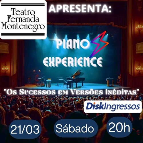 Show Piano Experiente "Os Sucessos de Todos os Tempos"