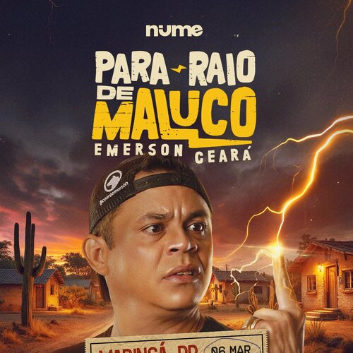 Image for the event: Emerson Ceará em Maringá, PR | Para-raio de maluco