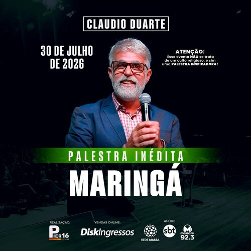 Image for the event: Cláudio Duarte Fases da Vida