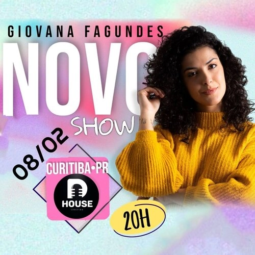 Giovana Fagundes em Novo Show