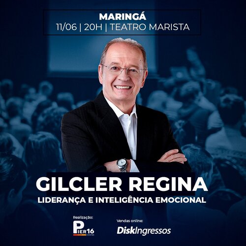 Image for the event: Gilcler Regina - Liderança e Inteligência Emocional