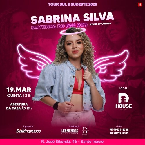 Sabrina Silva em Santinha do Pau Oco