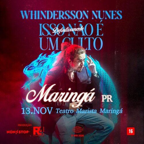 Image for the event: Whindersson Nunes - Isso Definitivamente Não é um Culto