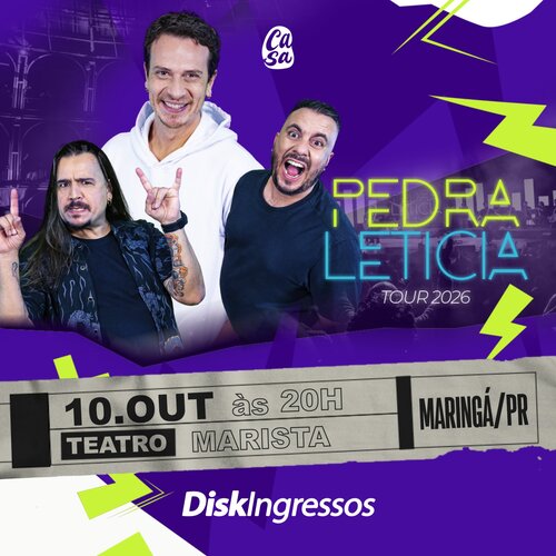 Image for the event: PEDRA LETÍCIA - TOUR 2026
