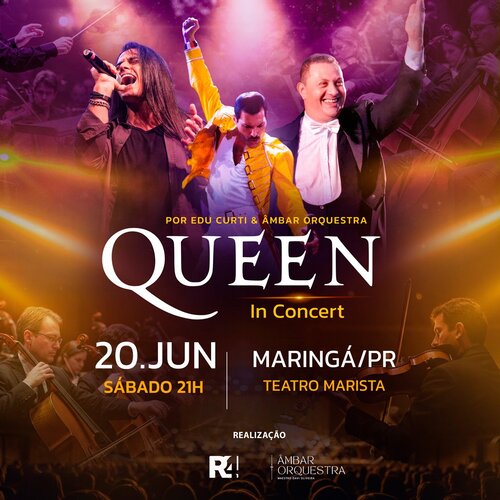 Image for the event: Queen In Concert por Edu Curti & Âmbar Orquestra
