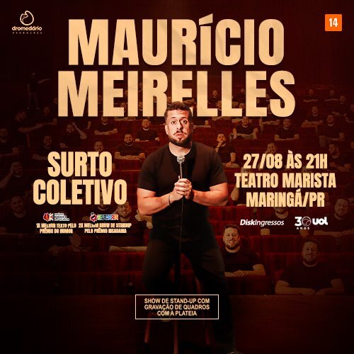 Image for the event: Maurício Meirelles em "Surto Coletivo"