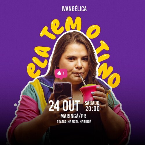 Image for the event: Ivangélica - Ela tem o tino     