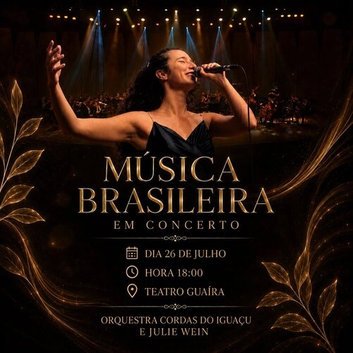 MÚSICA BRASILEIRA EM CONCERTO ORQUESTRA CORDAS DO IGUAÇU E JULIE WEIN